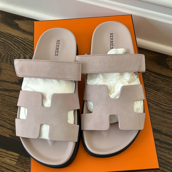 Hermes Shoes - Brand new hermes chypre sandal rose porcelaine 38.5